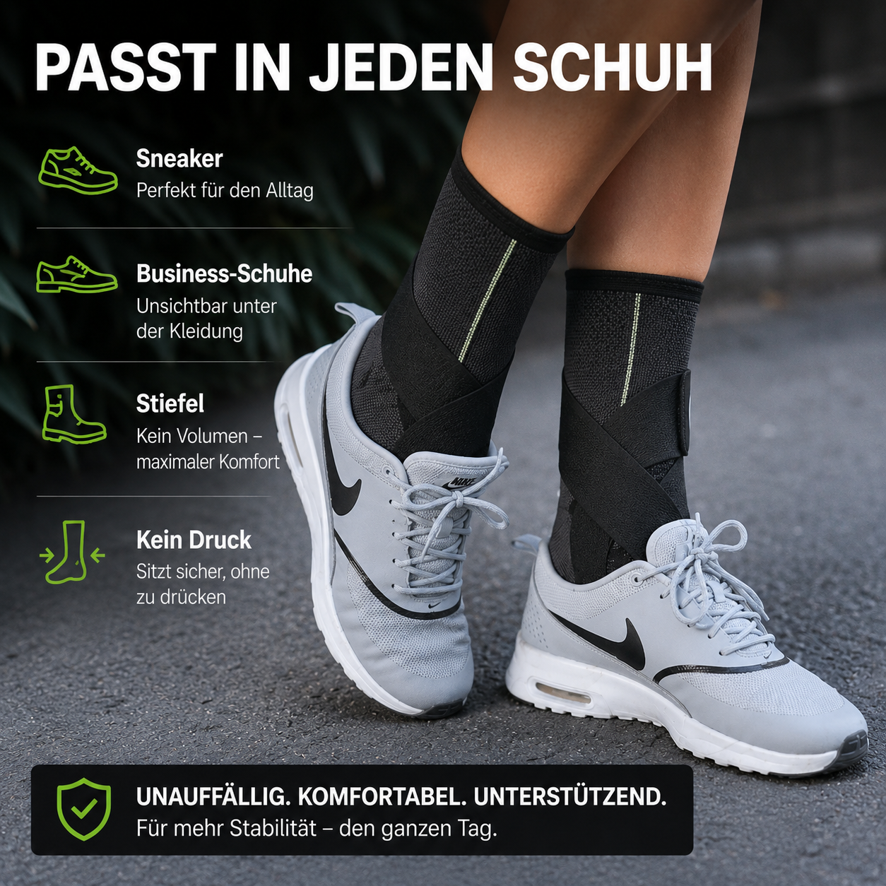 Alive Fußbandage – Kompression für Ferse & Fußgewölbe